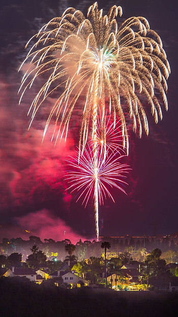 Happy New Year, Colorful Cracker, colorful crakers HD phone wallpaper