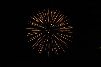 Night, Salute, Sparks, Holiday HD wallpaper