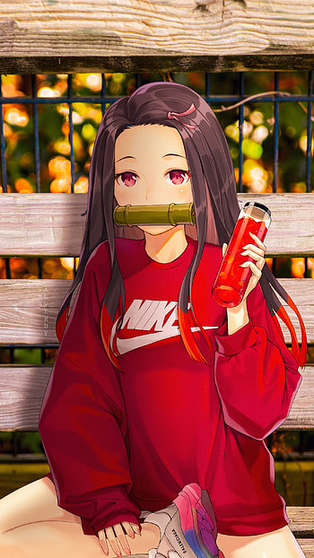 Nezuko-chan, anime x reality, demon slayer, anime aesthetic, kimetsu no yaiba, anime , nezuko kamado, waifus, anime, anime waifus HD phone wallpaper