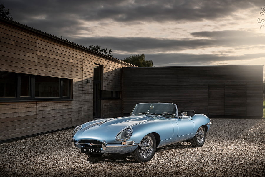 Jaguar E Type Zero 2017, jaguar, 2017-cars, vintage-cars, cars HD wallpaper