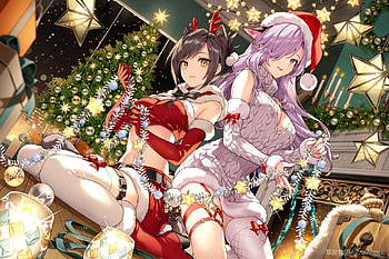 Christmas-Eve Anime, Girl, Anime, Eve, Christmas HD wallpaper