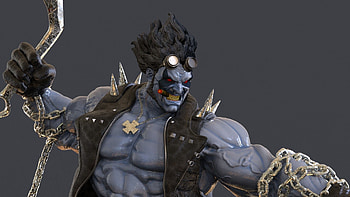 Lobo (DC Comics), Stylish DC character art, Legendary cosmic mercenary, Top DC fan pick HD wallpaper