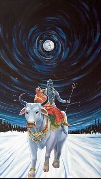 Rudra Shiva, Nandi, Lord Shiva HD phone wallpaper