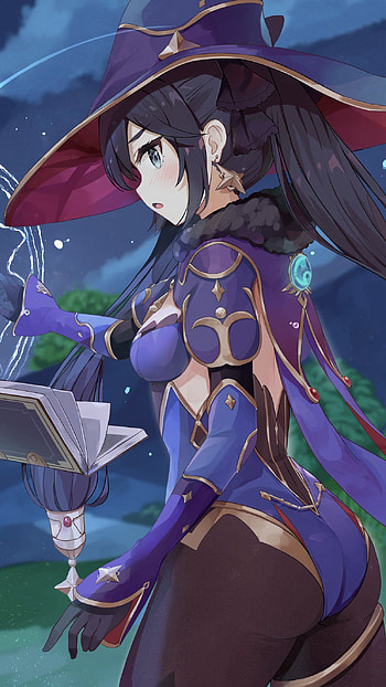 genshin impact, night HD phone wallpaper