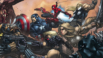 comics, Spider Man, Captain America, The Avengers, Thor, Hawkeye / and Mobile Backgrounds HD wallpaper