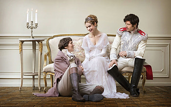 Paul Dano, BBC series, Lily James, James Norton HD wallpaper