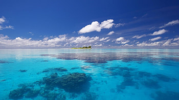 Tropical Islands, oceans, skies, tropical, nature, reefs, islands HD wallpaper
