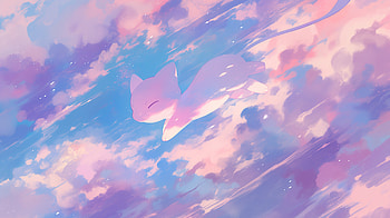 Mew – Celestial Drift (Pokémon), Mew (Pokémon), Pokemon, Anime, Aesthetic, Legendary Pokémon HD wallpaper