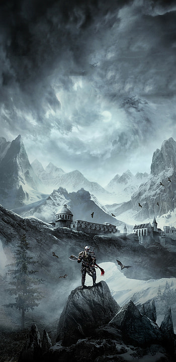 Greymoor, Skyrim HD phone wallpaper