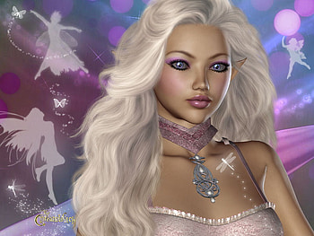 Sweet Face, fairy, face, pretty, hair HD wallpaper