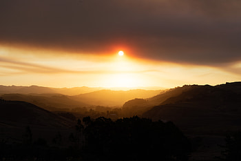 Sun Rays Over Mountains , mountains, nature HD wallpaper