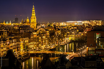 Amsterdam Skyline, Travels, graphy, Sumit4All HD wallpaper