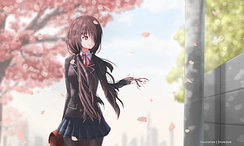 Date a live, kurumi, tokisaki HD wallpaper