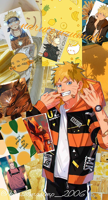 Naruto uzumaki, orange, yellow, cute, anime HD phone wallpaper