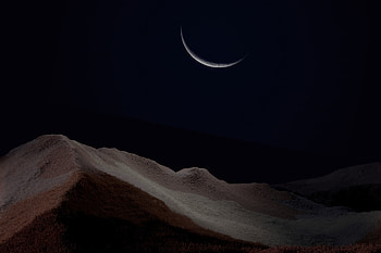 Surface Pro 7 Night , surface, windows, microsoft, computer, night, moon HD wallpaper