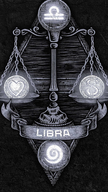 Cool libra , Stylish libra backgrounds, Zodiac aesthetics HD phone wallpaper