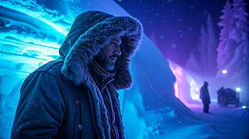 Smuggler in the Frost: A Adventure, Smuggler, winter, snow, ice, night, winter night, night snow HD wallpaper