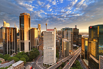 Cities, Sydney, Skyscrapers, Tower, Australia, Overpass, Trestle HD wallpaper
