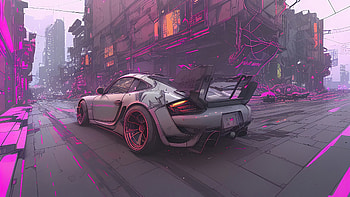 Inkpunk Porsche , porsche, cars, artist, artwork, digital-art HD wallpaper