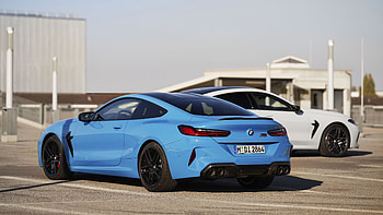 BMW M8 Competition Coupe 2022 2 Cars HD wallpaper