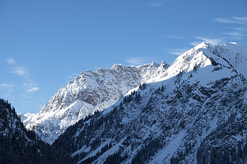 Landscape, Nature, Trees, Snow, Mountain, Slope HD wallpaper