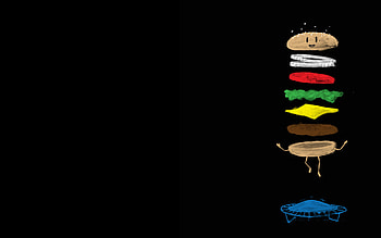 Jumping Hamburger Backgrounds for Powerpoint Presentations, Jumping . HD wallpaper