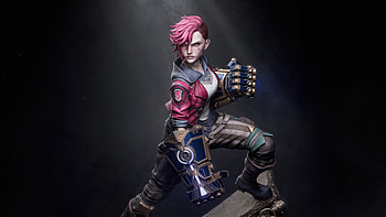 Vi Arcane, vi-league-of-legends, league-of-legends, arcane, tv-shows, artstation HD wallpaper