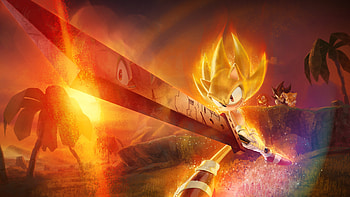 Super Sonic The Hedgehog , sonic-the-hedgehog, movies, 2025-movies, sonic, artwork, art, digital-art HD wallpaper