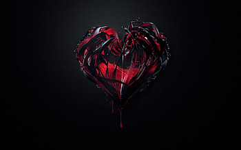 Dark Heart, Broken HD wallpaper