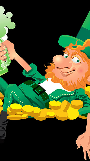 patrick, golden, gold, st patrick day HD phone wallpaper