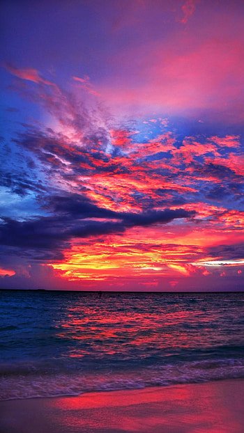 Sunset, Incridible Sun HD phone wallpaper