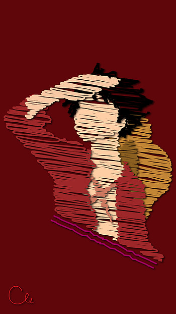 Monkey D. Luffy - Garabato - , Monkey D. Luffy, Anime, One Piece HD phone wallpaper
