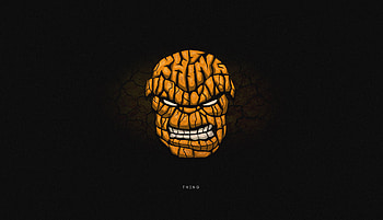 Ben Grimm, ben-grimm, superheroes, minimalism, minimalist, artist, artwork, digital-art, behance HD wallpaper