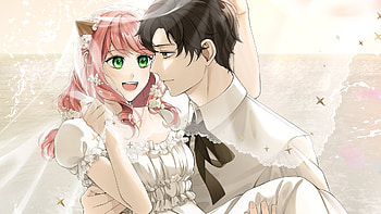 Green Eyes Damian Desmond And Anya Forger Spy x Family HD wallpaper