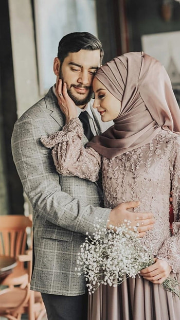 Muslim Couple, Background HD phone wallpaper