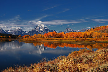 Nature, Grass, Sky, Mountains, Lake HD wallpaper