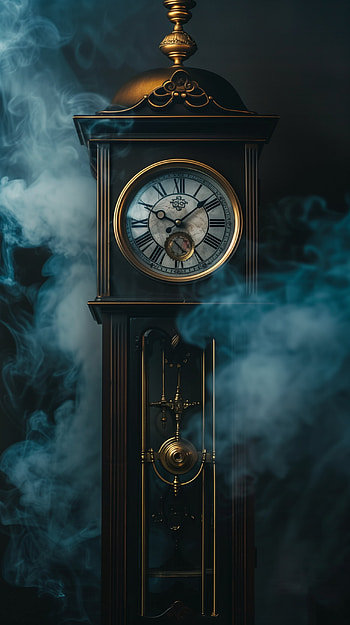 Mystic Timekeeper, clock HD phone wallpaper