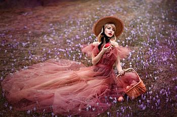 ღ, Apples, Style, Dress, Makeup HD wallpaper