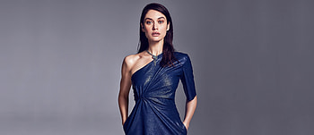 Beautiful, blue dress, Olga Kurylenko HD wallpaper