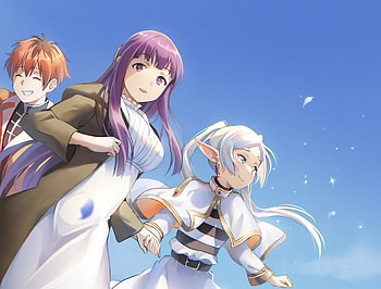 Frieren & Friends | Stark, Fern & Frieren Anime Adventure, Stark (Frieren: Beyond Journey's End), Fern (Frieren: Beyond Journey's End), Frieren (Frieren: Beyond Journey's End), Anime, Frieren: Beyond Journey's End HD wallpaper