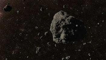 Asteroid, Ultra background, Space rocks, Celestial marvel HD wallpaper