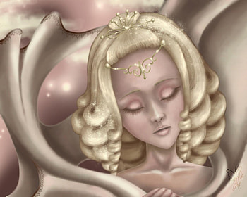 Little princess, abstarct, girl HD wallpaper