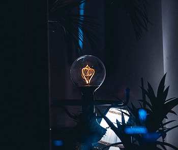 Dark, Old, Vintage, Lamp, Light Bulb, Incandescent Lamp HD wallpaper