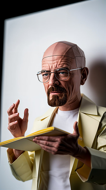 Breaking Bad Walter White , Breaking Bad, glasses, book HD phone wallpaper