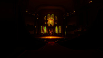 Genshin Impact : Mystical Cathedral Atmosphere, video game, Genshin Impact HD wallpaper
