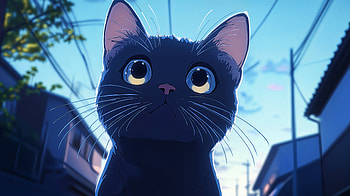 Enchanting Anime Cat in Stunning Ultra, Anime, cat, anime cat HD wallpaper