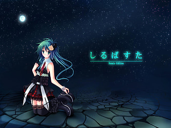 Hatsune Miku - しるばすた, night, glow, awesome, stars, nice, remix, flower, hatsune, aqua eyes, sexy, white, hatsune miku, twintail, hot, girl, aqua, anime girl, anime, pretty, light, virtual, kimono, black, song, night sky, cute, vocaloid, dress, beauty, black dress, rose, miku, music, moon, vocaloids, thighhighs, remix edition, edition, program, skirt, japanese, beautiful, diva, dark, pink, aqua hair, red, yellow, cool, clouds, sky, idol HD wallpaper