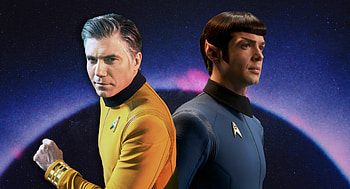 Anson Mount and Ethan Peck, Spock HD wallpaper