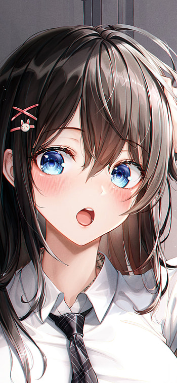 Aqua Gaze — Anime Girl , Anime, girl, anime girl HD phone wallpaper