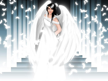 Angel, fantasy HD wallpaper